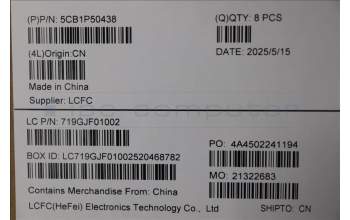 Lenovo 5CB1P50438 C-Cover MT060, WLAN, ASSY