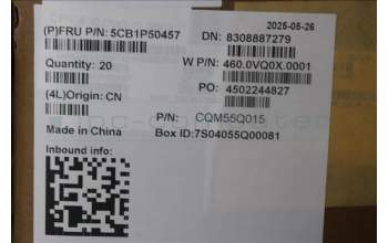 Lenovo 5CB1P50457 COVER FRUC COVER ASM,WWAN,DUMMY SC,L16G2