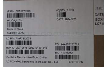 Lenovo 5CB1P73926 COVER Upper Case ASM_USA ENG L83EGGY