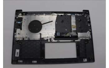 Lenovo 5CB1P85694 C-Cover with keyboard, Belgian, Luna Grey, FingerPrint, UK