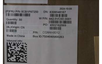 Lenovo 5CB1P87250 COVER Hinge Cover W 83J2 PB