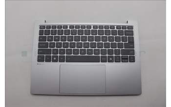 Lenovo 5CB1P88223 C-Cover with keyboard, US English Euro, Cloud Grey, Backlight, US