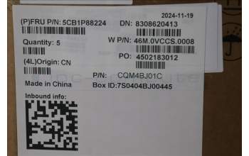 Lenovo 5CB1P88224 C-Cover with keyboard, French, Cloud Grey, Backlight, US