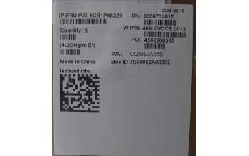 Lenovo 5CB1P88229 COVER Upper Case ASM_HBW W83J2 CG BL