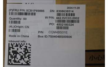 Lenovo 5CB1P89886 COVER Hinge Cover W 83J3 SG