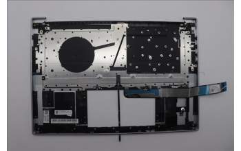 Lenovo 5CB1Q27714 C-Cover with keyboard, Czech Slovakian, Cloud Grey, Backlight, UK