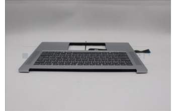 Lenovo 5CB1Q27714 C-Cover with keyboard, Czech Slovakian, Cloud Grey, Backlight, UK