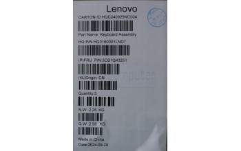 Lenovo 5CB1Q43251 COVER Upper Case ASM EURO ENG H83GH FPLG