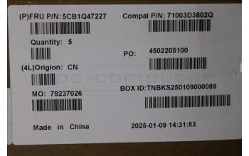 Lenovo 5CB1Q47227 COVER UpCase FRA C83HL FP CG NBLAI AL