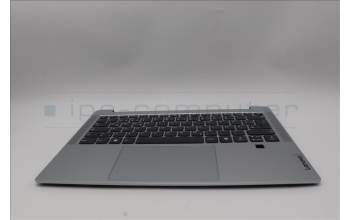 Lenovo 5CB1Q47228 C-Cover with AI keyboard, German, Cloud Grey, Non-Backlight, Fingerprint, UK