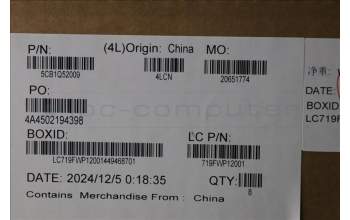 Lenovo 5CB1Q52009 COVER Cover L 83K0 HINGE_CAP_CB