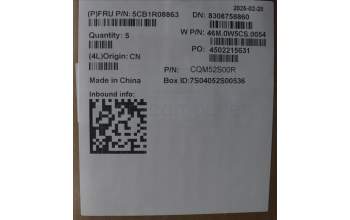 Lenovo 5CB1R08863 COVER Upper Case ASM_ITA W21SH AG BL H