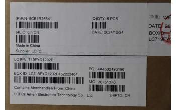 Lenovo 5CB1R26641 COVER Upper Case ASM_GER L 83K2LG NBL