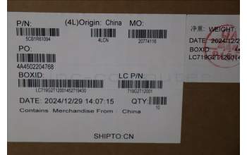 Lenovo 5CB1R61094 COVER Cover L 83JM STRIP COVER