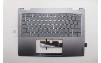 Lenovo 5CB1R61270 C-Cover with keyboard, UK English, Luna Grey, Non_FingerPrint, Puresight Logo
