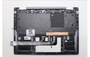 Lenovo 5CB1R61556 C-Cover with keyboard, Norwegian, Luna Grey, Non-FingerPrint, Non-Puresight Logo, UK