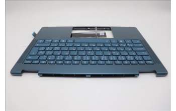 Lenovo 5CB1R71286 C-Cover with keyboard, Czech Slovakian, Tidal Teal, Non-FingerPrint, Puresight Logo, UK