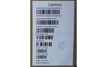 Lenovo 5CB1R71402 COVER UpASSY FRA H 83JR NFP TT NPS