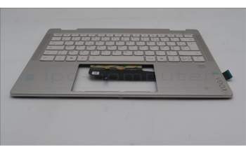 Lenovo 5CB1R83537 C-Cover with keyboard, French, Seashell, FingerPrint, Non-Puresight Logo, US