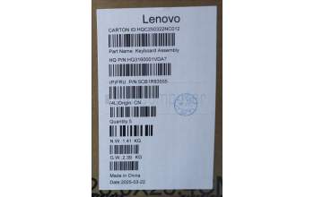 Lenovo 5CB1R83555 COVER UpASSY SWS H 83JR NFP SSH NPS