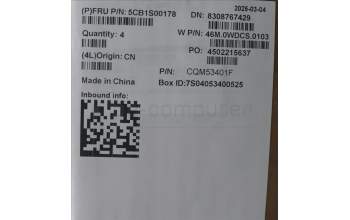 Lenovo 5CB1S00178 COVER Upper Case ASM_BEL W21SJ AG BL U