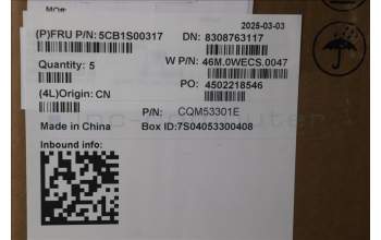 Lenovo 5CB1S00317 COVER Upper Case ASM_ITA W21SK AG BL H