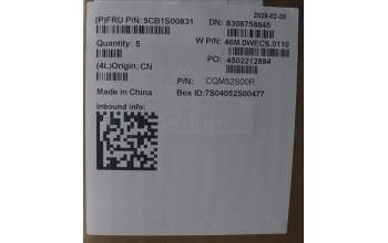 Lenovo 5CB1S00831 COVER Upper Case ASM_GER W21SK AG BL U