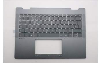 Lenovo 5CB1S01173 C-Cover with keyboard, Spanish, Luna Grey, Backlight, Non-FingerPrint, UK