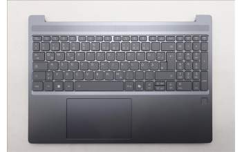 Lenovo 5CB1S05181 C-Cover with keyboard, German, Luna Grey, Backlight, FingerPrint, UK