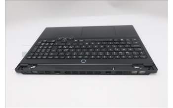 Lenovo 5CB1S24075 C-Cover with keyboard, Switzerland, Eclipse Black, RGB Backlight, Anodizing Sandblasting, UK