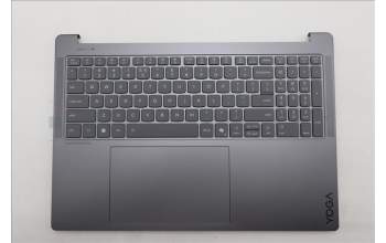 Lenovo 5CB1S50839 C-Cover with keyboard, US English Euro, Luna Grey, US