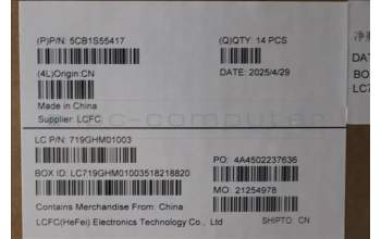 Lenovo 5CB1S55417 COVER ME473_D_COVER_PL_SUB_ASSY_BK_28