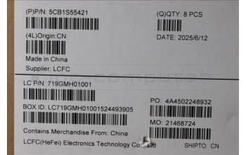 Lenovo 5CB1S55421 COVER MX031_D_COVER_AL_WLAN_ASSY