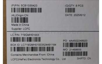 Lenovo 5CB1S55423 COVER MX031_D_COVER_MGAL_WLAN_ASSY