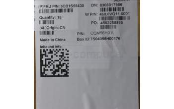Lenovo 5CB1S55430 COVER FRU C COVER AMD WW DSMC COOK-2