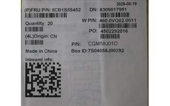 Lenovo 5CB1S55452 COVER FRU C KRK WW BLANC-2