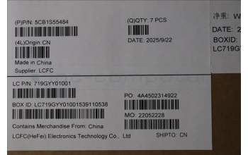 Lenovo 5CB1S55484 COVER FRU COVER MTM40_D_COVER_ASSY