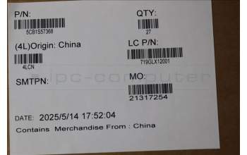 Lenovo 5CB1S57368 COVER Cover L 21R0 CAMERA_SHUTTER