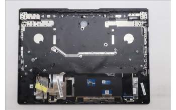 Lenovo 5CB1S57443 C-Cover with keyboard, US English Euro, Eclipse Black, White Backlight, US