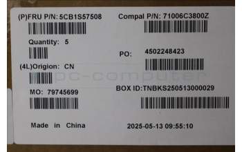 Lenovo 5CB1S57508 COVER Upper Case ASM_ARA C 83JE BLWH