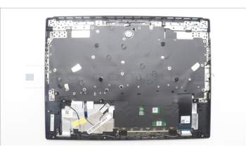Lenovo 5CB1S76658 C-Cover with keyboard, German, Eclipse Black, White Backlight, Painting, UK