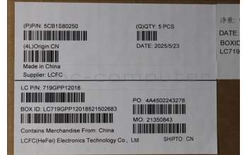 Lenovo 5CB1S80250 C-Cover with keyboard, Russian, Eclipse Black, RGB Backlight, US