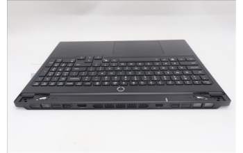 Lenovo 5CB1S82834 C-Cover with keyboard, English, Eclipse Black, Anodizing Sandblasting, US