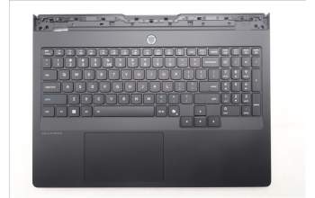 Lenovo 5CB1S87238 C-Cover with keyboard, US English Euro, Eclipse Black, White Backlight, US