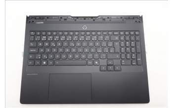Lenovo 5CB1S87266 C-Cover with keyboard, Czech Slovakian, Eclipse Black, RGB Backlight