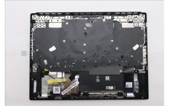 Lenovo 5CB1S89872 C-Cover with keyboard, Arabic, Eclipse Black, RGB Backlight, Anodizing Sandblasting, US