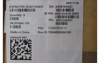 Lenovo 5CB1T53031 COVER Lower Case W21US PL AG