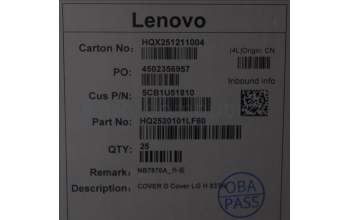 Lenovo 5CB1U51810 COVER D Cover LG H 83TN