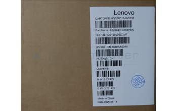 Lenovo 5CB1U59316 COVER UpASSY GER H83S2 LG 4CELL BL