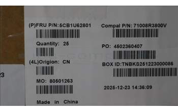 Lenovo 5CB1U62801 COVER Strip cover C 83Q7